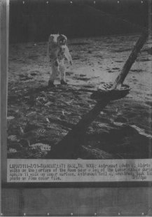 月面着陸の写真。 1969年（アポロ11号